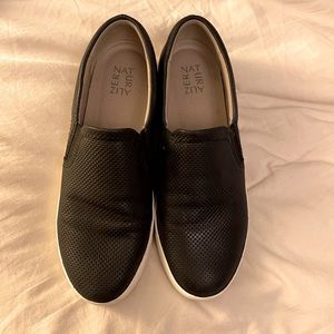 Naturalizer black slip on sneaker